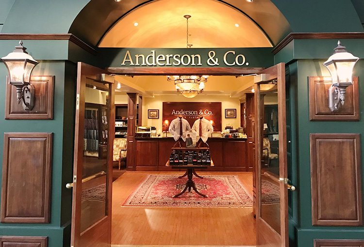 Exterior of Anderson & Co. store